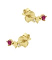 July Birthstone Silver Stud Earring STS-6802